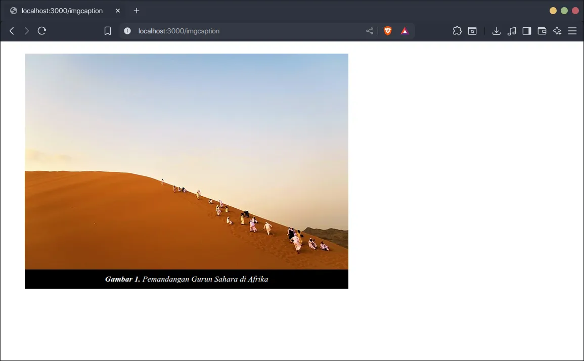 Caption Dengan Background
