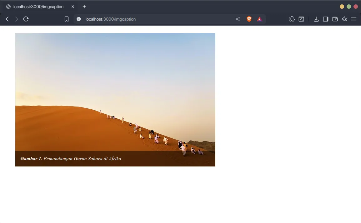 Caption Overlay Transparan