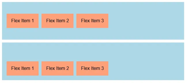Mengatur Posisi Flex Item dengan Align Items