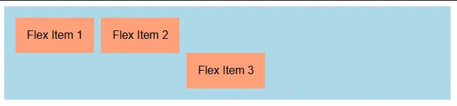 Mengatur Posisi Flex Item dengan Align Self