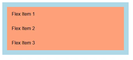 Mengatur Arah Susunan Flex Item