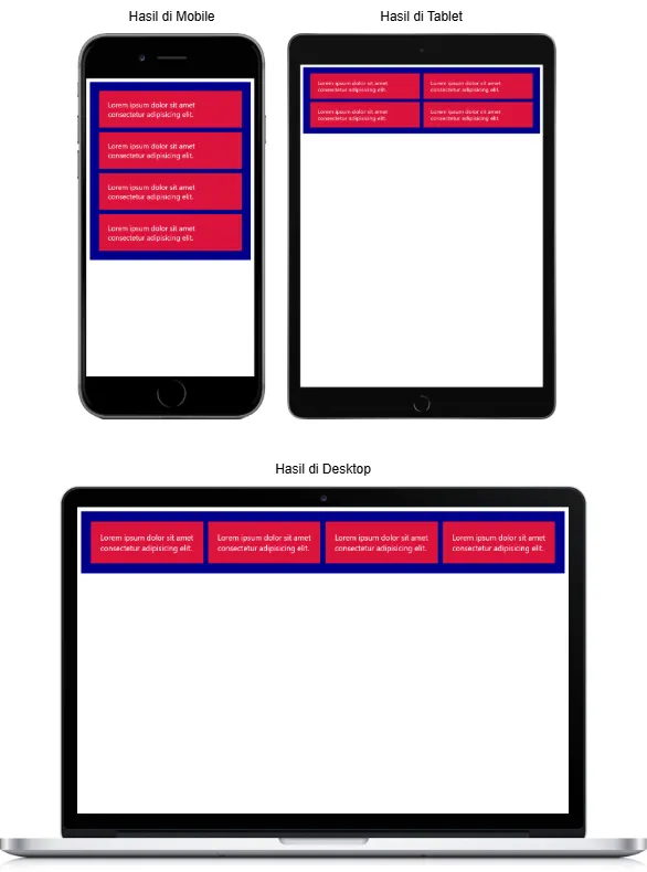 Layout Dengan Media Query