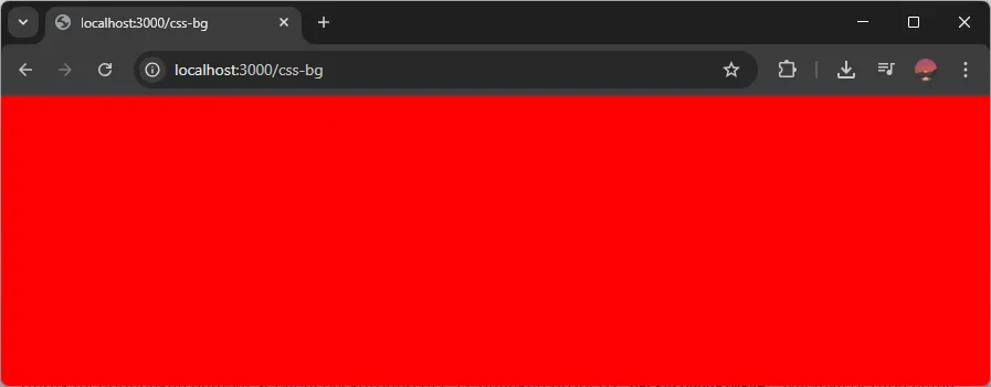 Hasil mengubah background warna