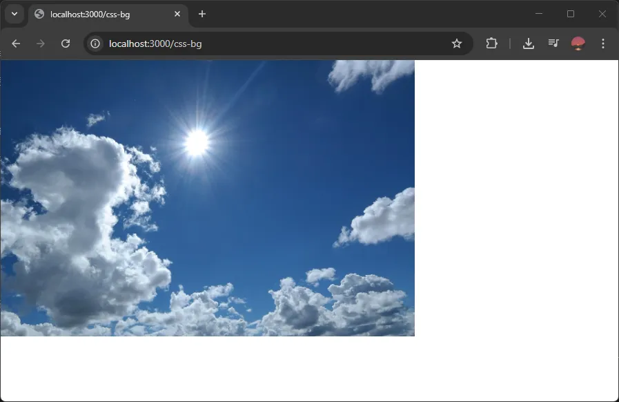 Hasil mengatasi background gambar yang berulang