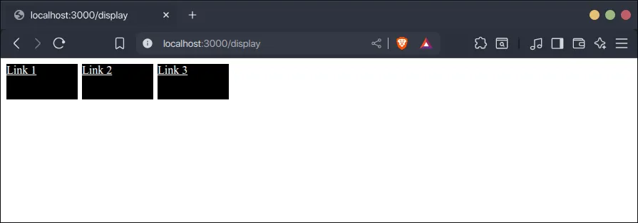 Hasil Display Inline Block