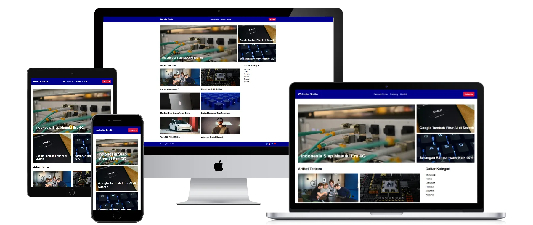 Hasil Website Berita